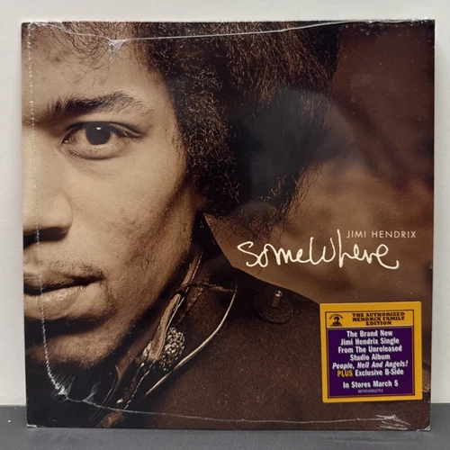 Jimi Hendrix Somewhere Sealed 2013 Numbered 7” Vinyl, Number 1720