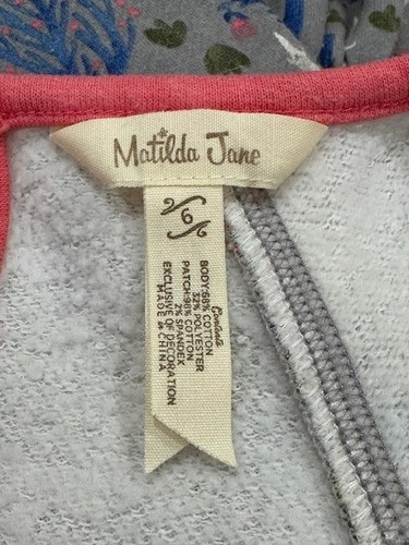 Matilda Jane Around Town Make Believe Girl Dress/Sweatshirt, Size 6 - Picture 12 of 13