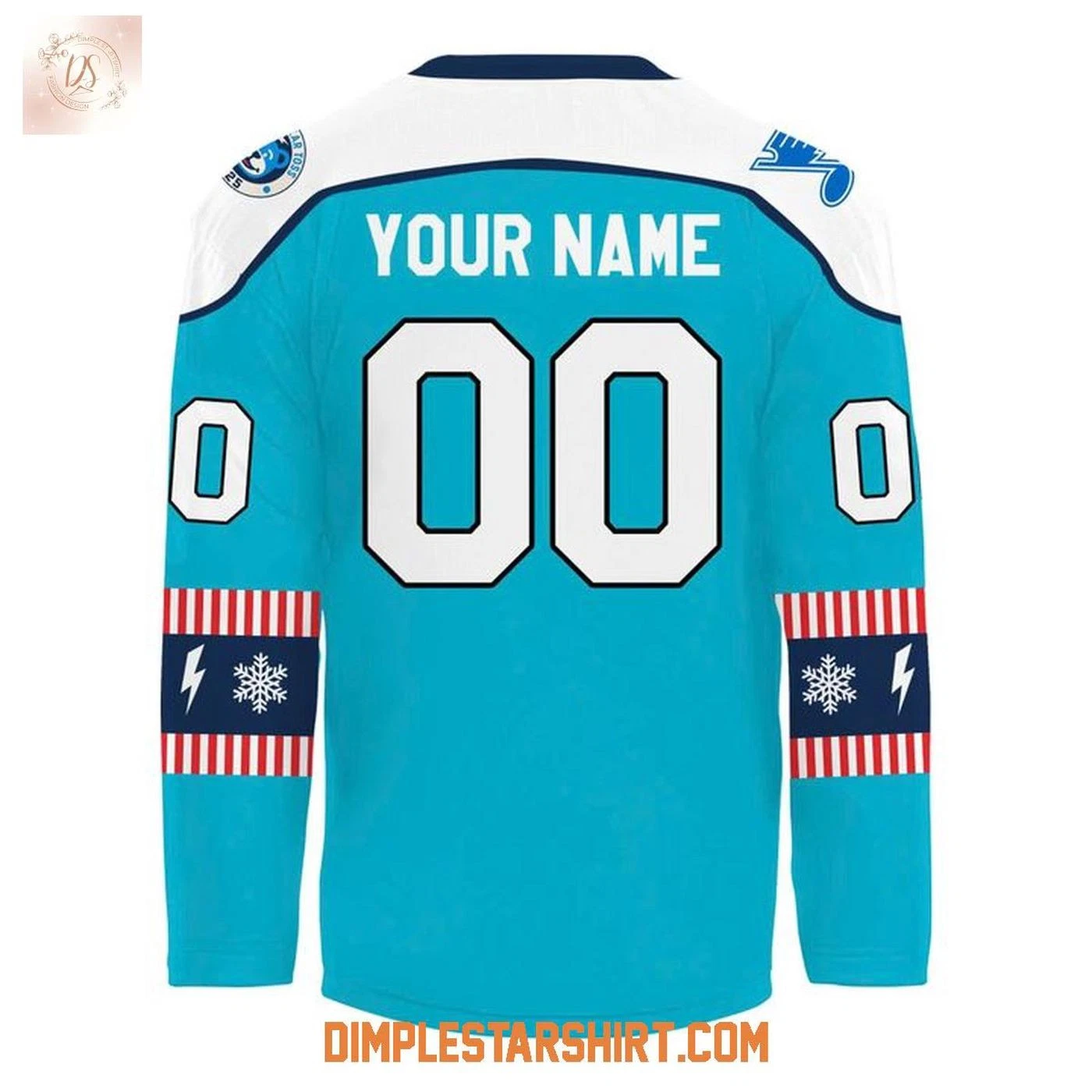 Personalized Springfield Thunderbirds Christmas Hockey Jersey Men's