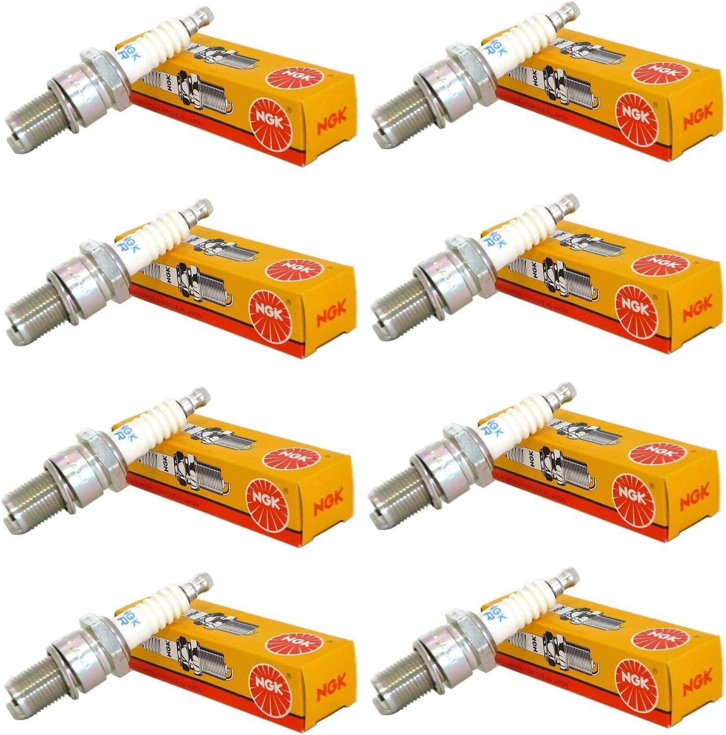 Set 8pcs NGK V-Power Spark Plugs Stock 2771 Nickel Core Tip Standard... 
