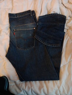 Levis Engineered Jeans Mens Blue Twisted 3D Arc Button Fly Fits Rare Find 32x32