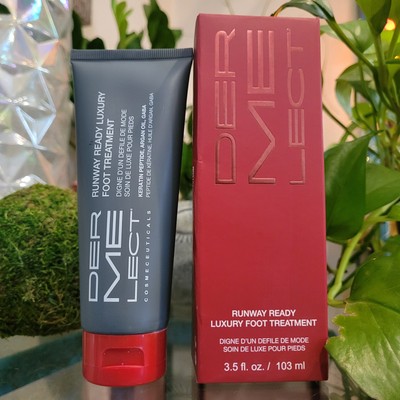 Dermelect Foot Cream Treatment Lotion Keratin Peptides Argan Oil Leave On Mask
