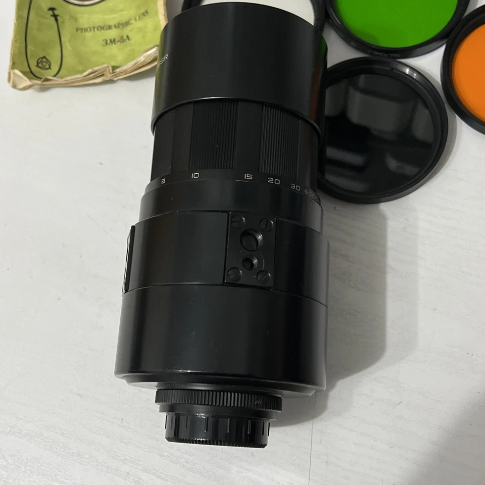 Lens 500mm F8 MC 3M - 5A (MTO - 500) Telephoto Mirror M42 Mount Soviet - Image 4 of 4