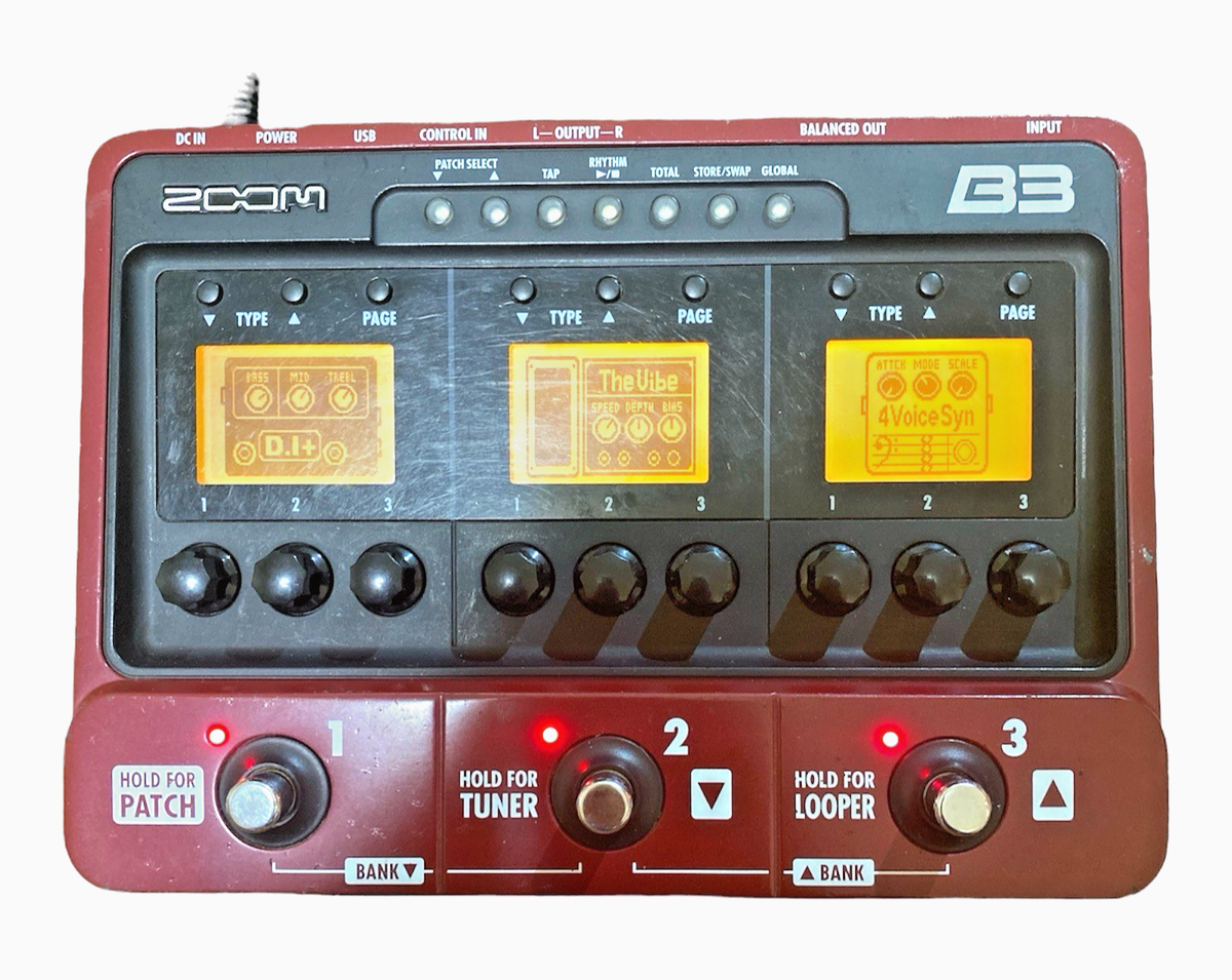Zoom B3 Multi-Effects Guitar Effect Pedal for sale online | eBay