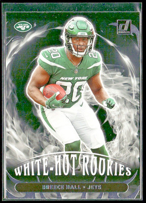 Breece Hall Player Lot Bundle 10 Different Football Cards BH001 Jets 4 RC