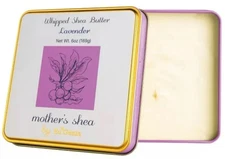 Mothers Shea Whipped Shea Butter by EuGenia - Lavender - 6 oz