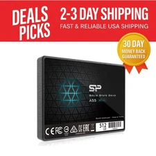 Silicon Power 512GB SSD A55 with 3D NAND & SLC Cache - Performance Enhanced
