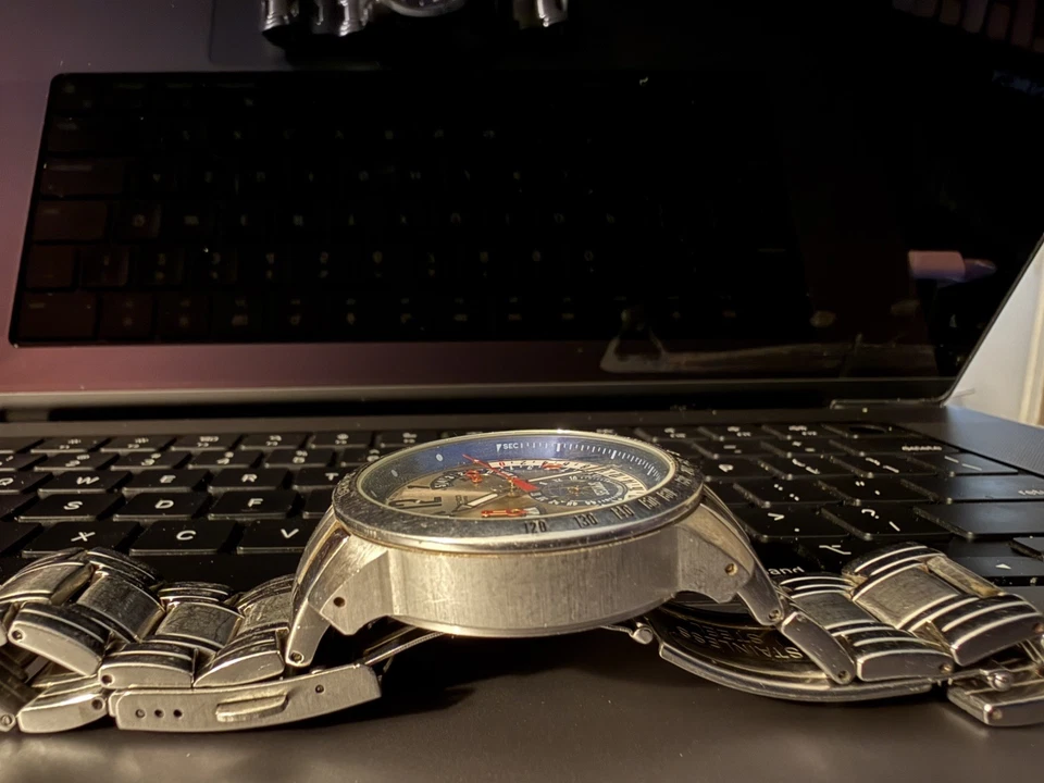 Swatch Chronograph Watch with Tachymeter - Image 4 of 4