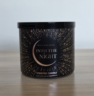   Bath & Body Works Into The Night große 3 Docht Duftkerze 411g BBW