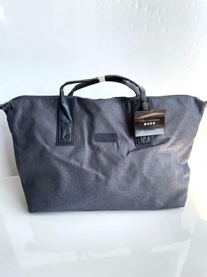 JOHN VARVATOS Luxus Extra Große Boston Reisetasche Modern Anthrazit Grau ×...