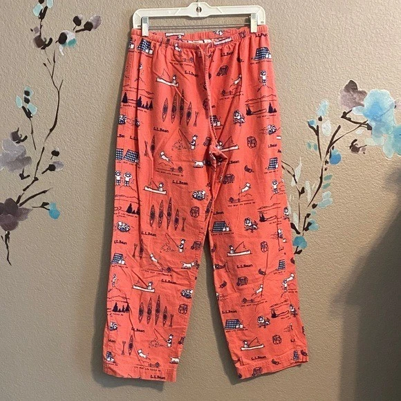 L.L. Bean fannel pajamas Dog camping coral S
Opens in a new window or tab