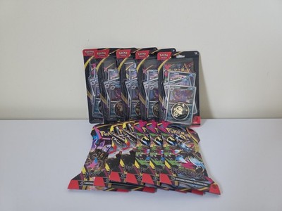 Pokemon TCG 5x Mega Evolution Pitch Black Gengar Checklane + 6 Sleeved Booster