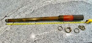 Antique English Brass  3 Draw Telescope Spyglass  c. 1840's