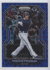 2021 Panini Prizm Tier II Blue Velocity Prizm Freddie Freeman #112 0ms2
