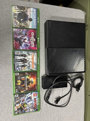 Microsoft Xbox One 1540 Console HDMI NTSC-U/C w/ Power Cables + 5 Games