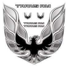 Firebird Trans Am Vintage Retro American Muscle Car Vinyl Sticker Decal Hood Firebird Trans Am Vintage Retro American Muscle Car Vinyl Sticker Decal Hood