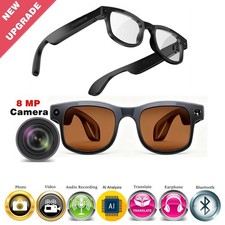 6K AI Smart Glasses Multifunctional Camera Bluetooth Call Voice Assistant Music