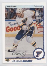 1990-91 Upper Deck French Jeff Brown #191 2u3