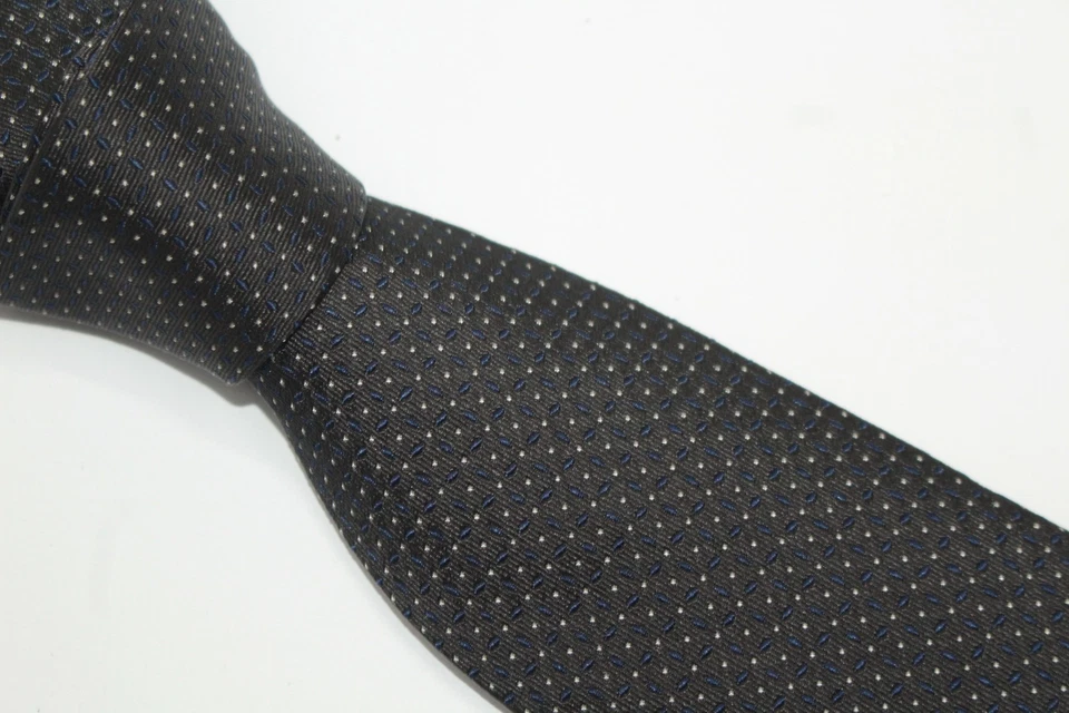 Corbata de seda BOGGI MILANO hecha en Italia F87452 Foto 3 de 4