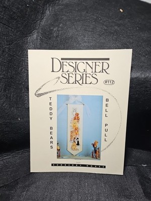 Designer Series Teddy Bears Bell Pull Cross Stitch Pattern Leaflet