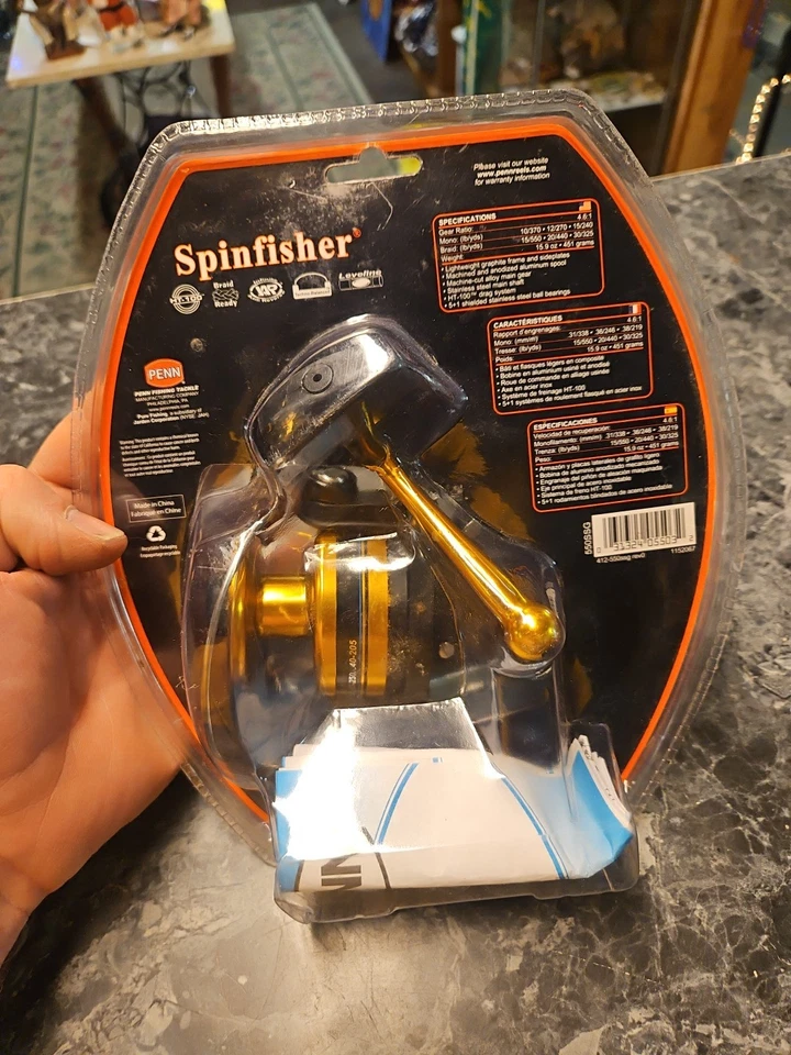 Carrete giratorio Penn Spinfisher Graphite 550SSg nuevo en stock nunca usado Foto 4 de 4