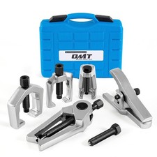 OMT Ball Joint Splitter, 5pc Tie Rod End Removal Tool Set, Blue 6-in-1,