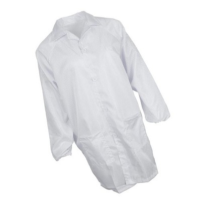Unisex ESD-sichere Antistatische Premium Lab Jacke Mantel Kleidung Weiß XXL