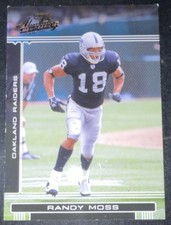 Playoff Absolute Memorabilia Randy Moss #113 Raiders 2006 NFL