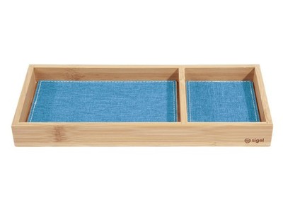 sigel Stifteschale Eyestyle, aus Bambus, hellblau/dunkelgrau 1 bis 20x SPARE 42%