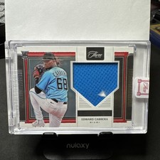 Edward Cabrera 2022 Panini Three and Two - Rookie Jerseys /99 (MEM, RC) Patch