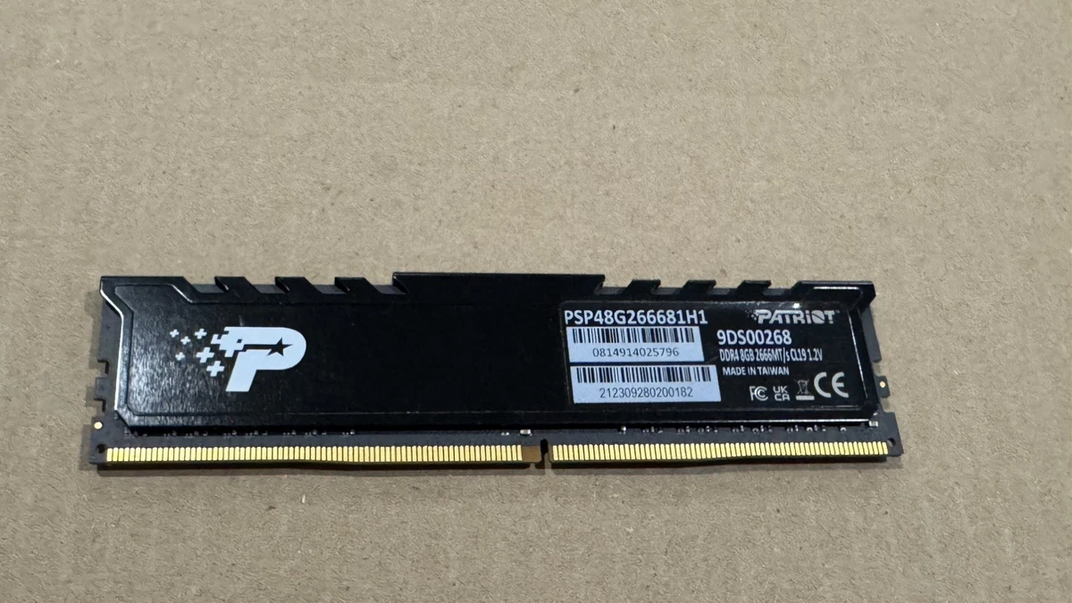Patriot DDR4 SDRAM 8 GB Total Capacity Memory (RAM) for sale | eBay