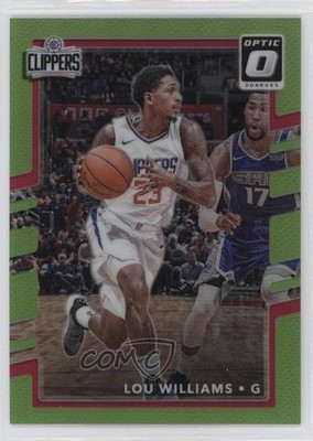2017-18 Panini Donruss Optic Lime Green Prizm 21/175 Lou Williams #65 07lk