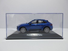 1/43 Porsche Macan Turbo PORSCHE Blue Metallic Minicar