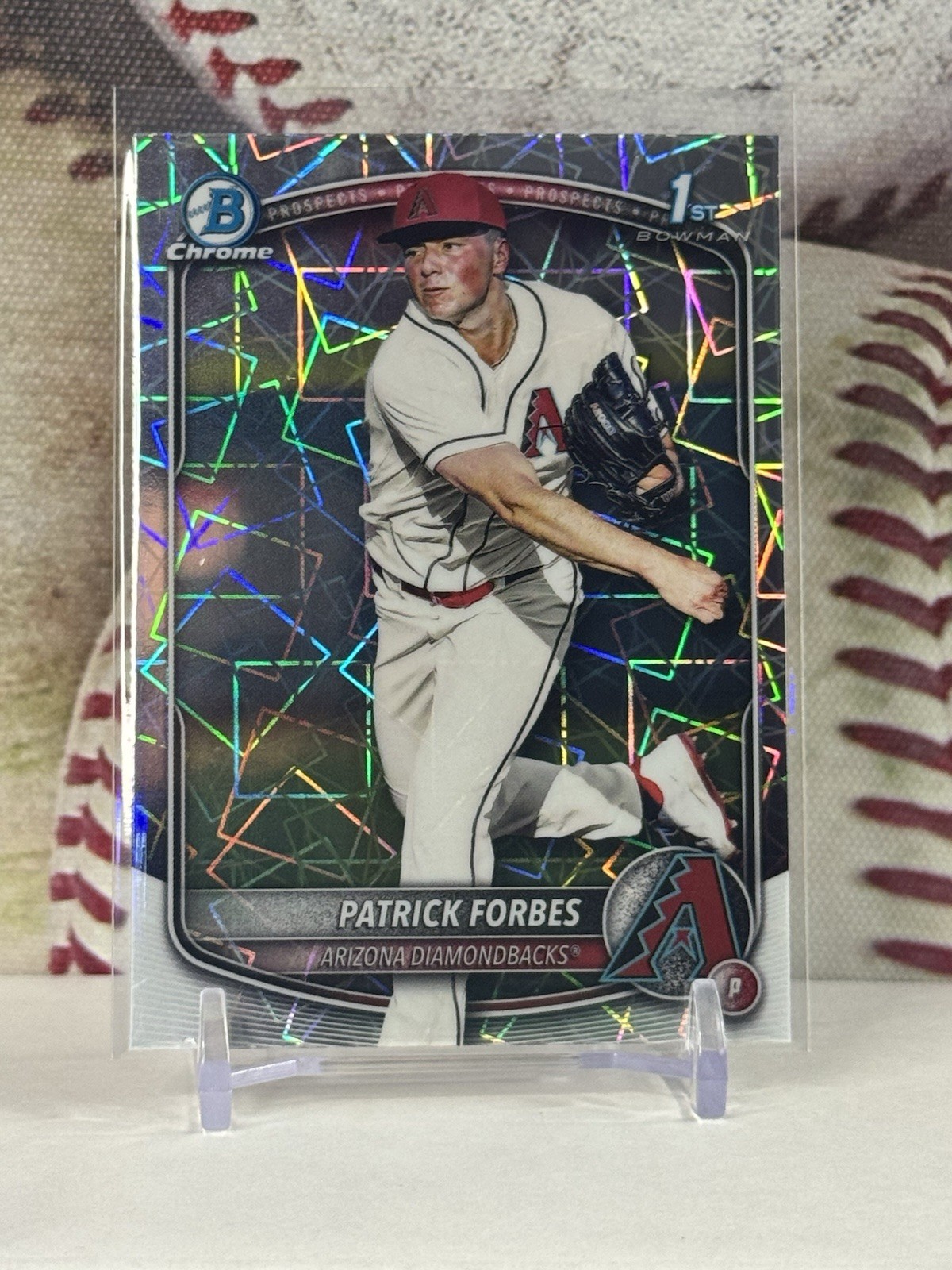 2025 Bowman Draft - Chrome Patrick Forbes #BDC-89 Lazer Refractor
