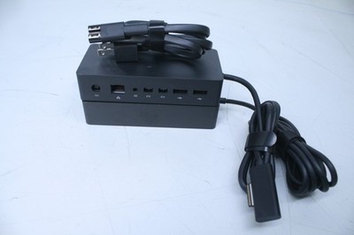 GENUINE MICROSOFT SURFACE PRO 3,4,5,6,7,8,9 DOCKING STATION 1661 WITH 90W PS (T7