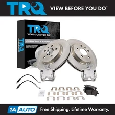 TRQ Rear Brake Pad & Rotor Kit Ceramic Fits Buick Chevrolet