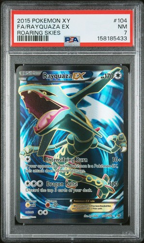 Rayquaza-EX graded PSA 7 for sale on eBay