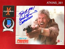 Tom Atkins autographed signed 8x10 photo Night of the Creeps Beckett COA horror