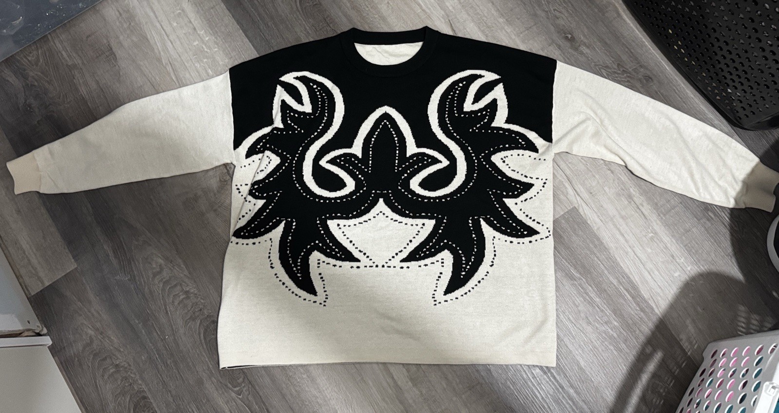 Saddle Swapping Reversible Oversized Sweater Size… - image 4