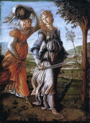 Sandro Botticelli The Return of Judith Vintage 1472 Art Reprint Wall Art