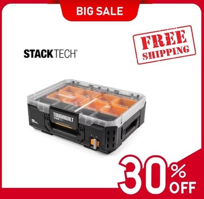 TOUGHBUILT STACKTECH 11-Compartment Large Plastic Small Parts Organizer