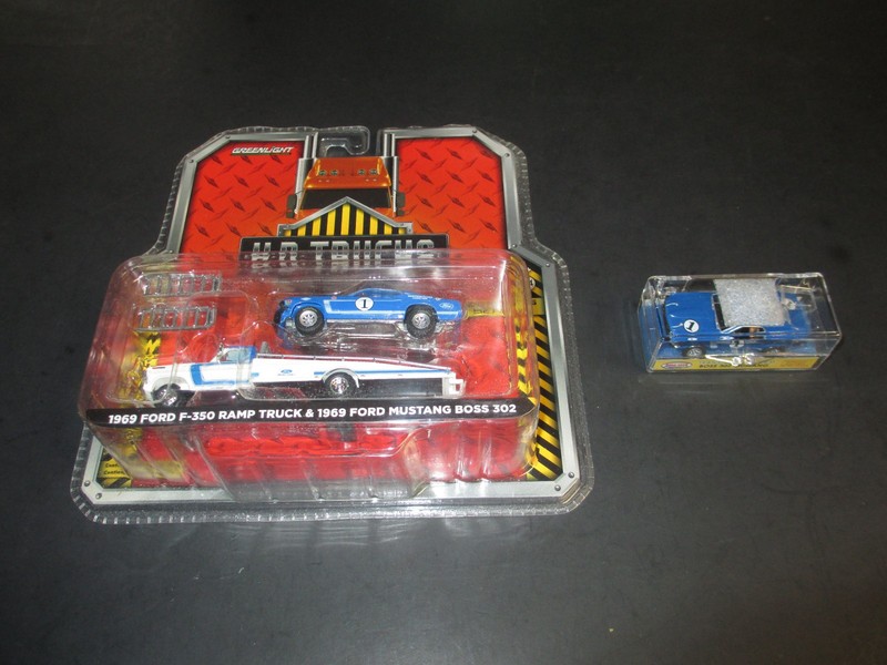 Road Race Replicas Trans-Am Blue Team#1 Boss 302 Mustang Slot Car +DiecastHauler