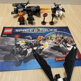 LEGO Space Police: 5969 Squidman Escape, 5970 Ray Frenzy, 5971 Gold Heist 100%  