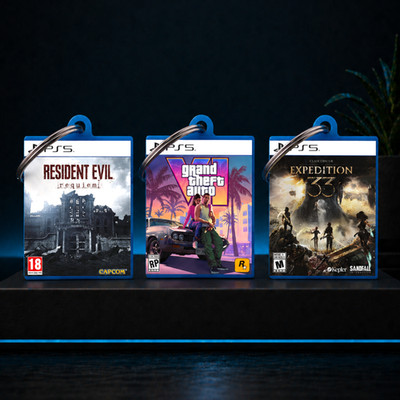 PS5 Mini Game Case Schlüsselanhänger Auswahl | Gaming Keychain Geschenk