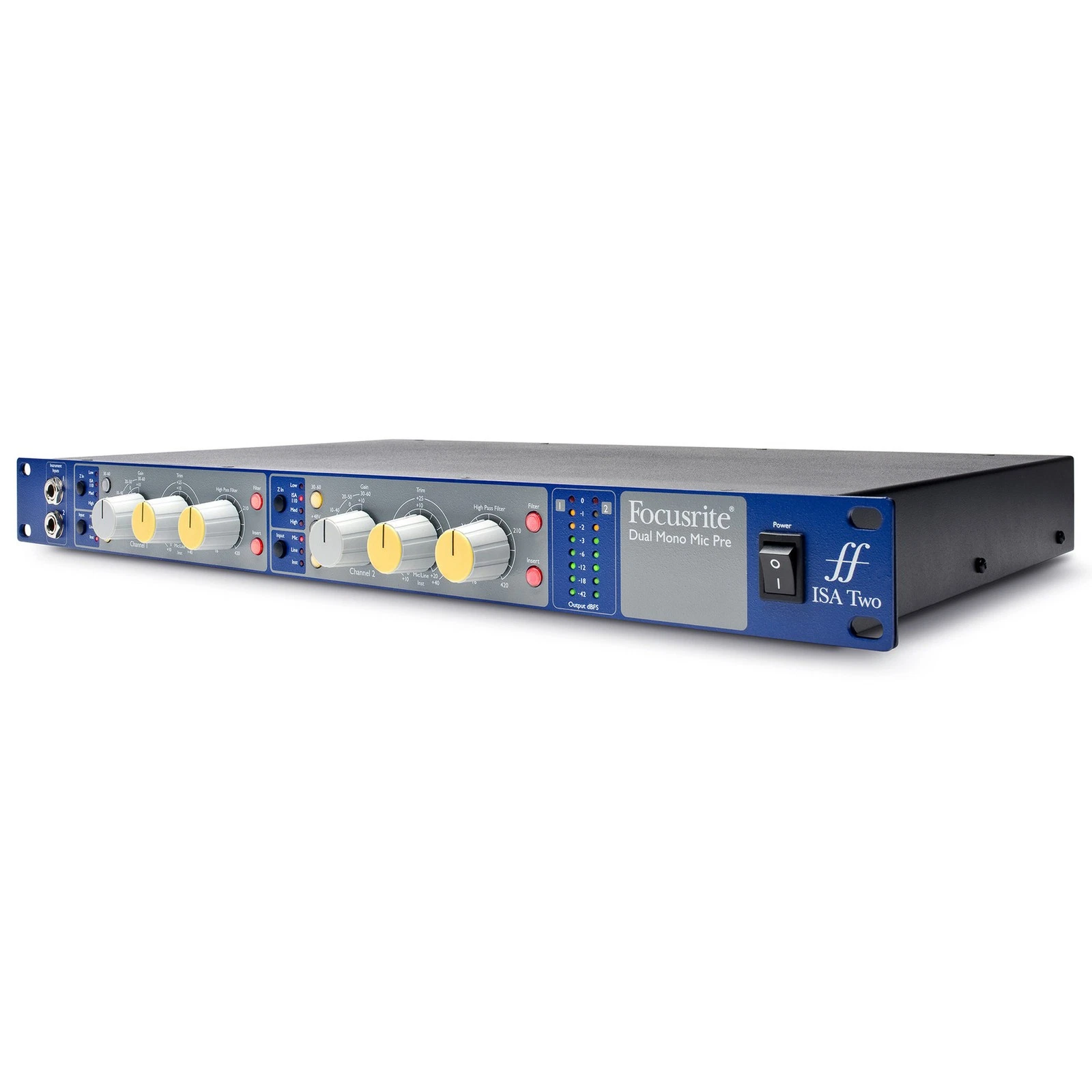 Focusrite ISA Two Classic Dual Mono Transformer Based Microphone Preamp