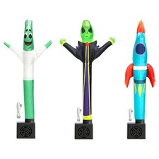 Uomo gonfiabile che saluta, multiuso, accessorio fotografico, ragazzo che