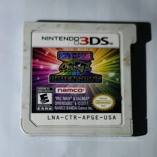 Namco Bandai Pac-Man & Galaga Dimensions Nintendo 3DS Official Seal E10+