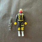 1989 HASBRO GI JOE COBRA PYTHON PATROL OFFICER v2 FIGURE 100% COMPLETE TIGHT NM+