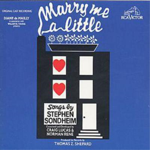 Stephen Sondheim Marry Me A Little: ORIGINAL CAST RECORDING (CD) Album