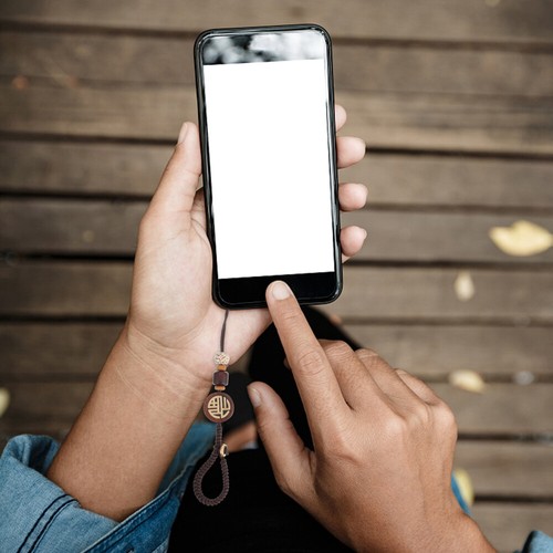 Schlüsselbundanhänger Handschlaufe Für Telefon Halbfertiges Telefondekor - Zdjęcie 7 z 12